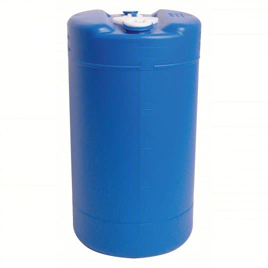 Transport Drum: HDPE, 15 gal, 2 Bung Holes