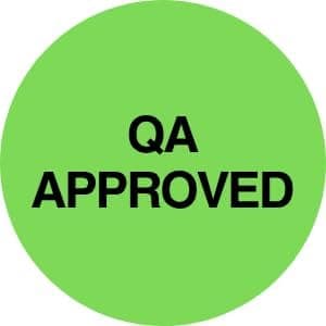 QA APPROVED Stickers
