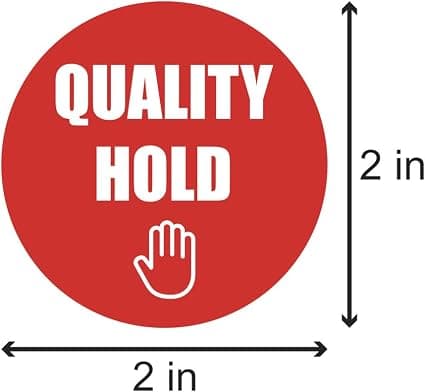 QA HOLD Labels (roll)